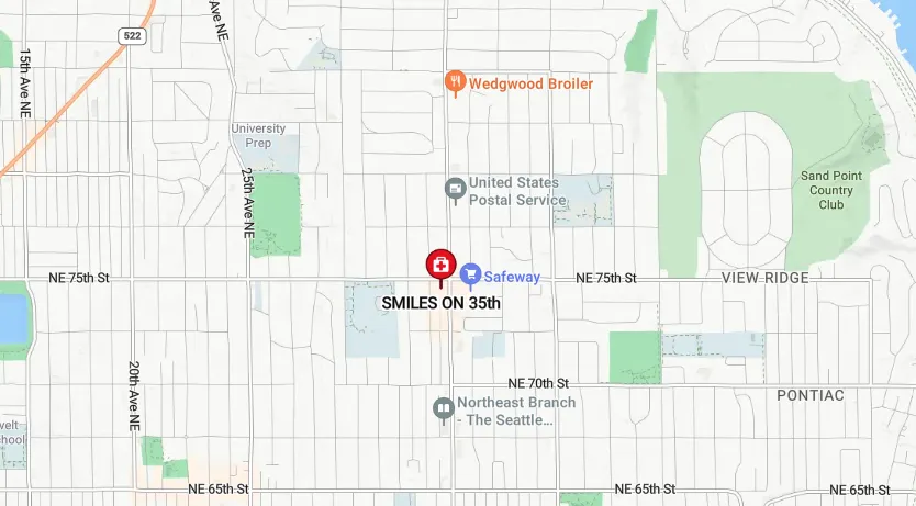 Location of SMILES ON 35th in Seattle Wedgwood 98115